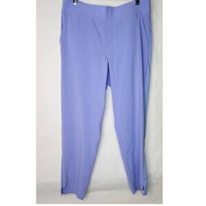 Athleta Brooklyn Ankle Pants 8 Periwinkle Stretch Athletic Lightweight